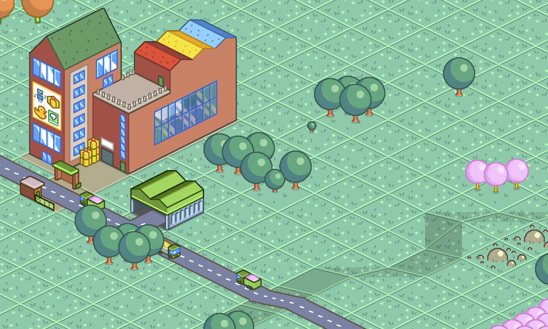 Screenshot of BonkyGFX in OpenTTD